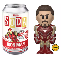 Funko Soda Marvel Comics Iron Man (Red Can) –Chase!