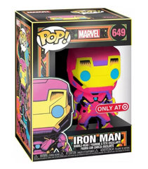 Funko Pop! Marvel – Iron Man (Blacklight) #649 [Target Exclusive]