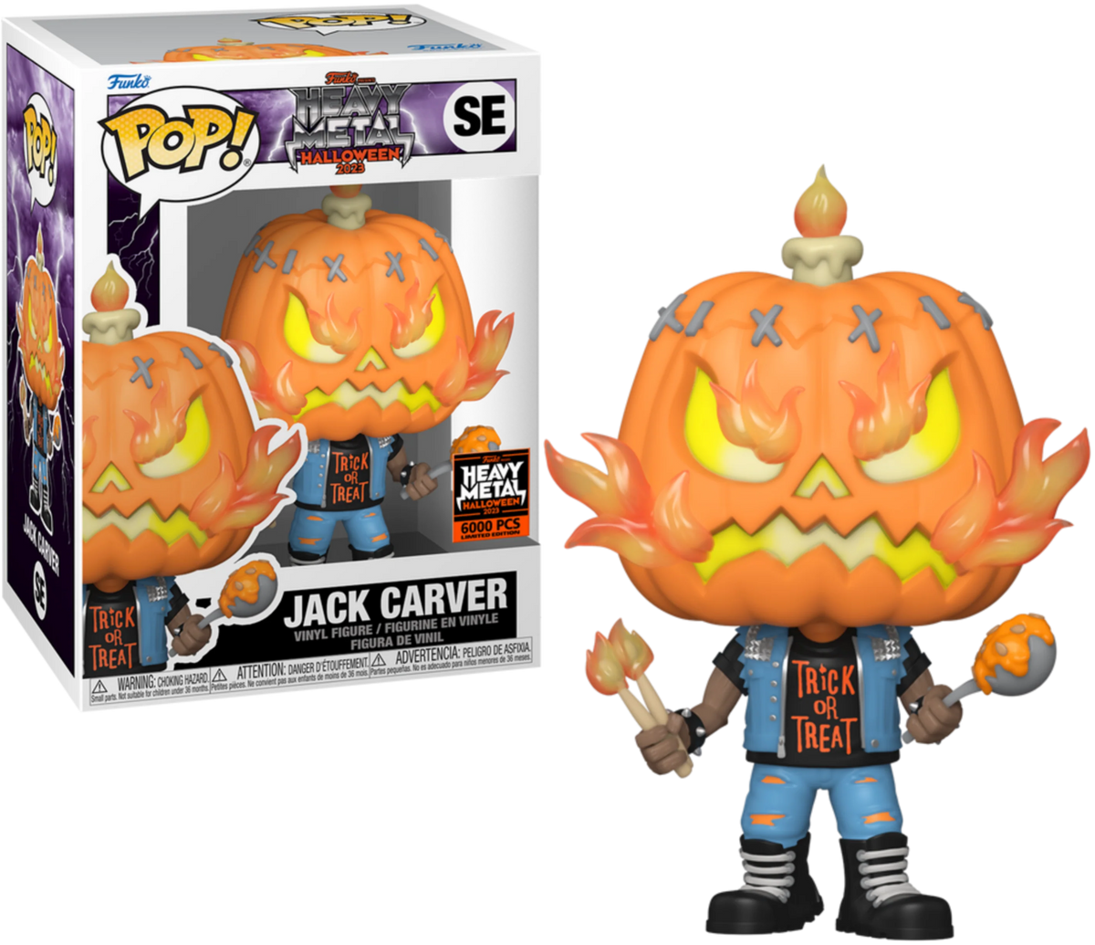 Funko Pop! Heavy Metal Halloween 2023: Jack Carver (6000 Pcs Limited Edition) #SE