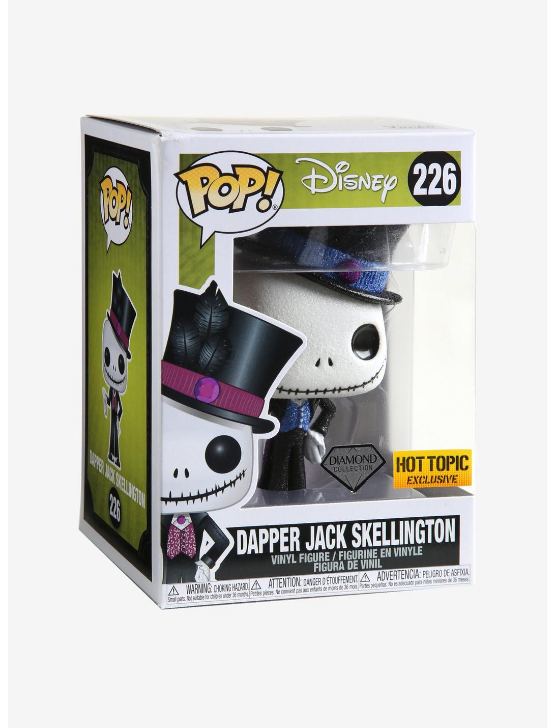 Funko Pop! Dapper Jack Skellington (Diamond Collection) [Hot Topic Exclusive] #226