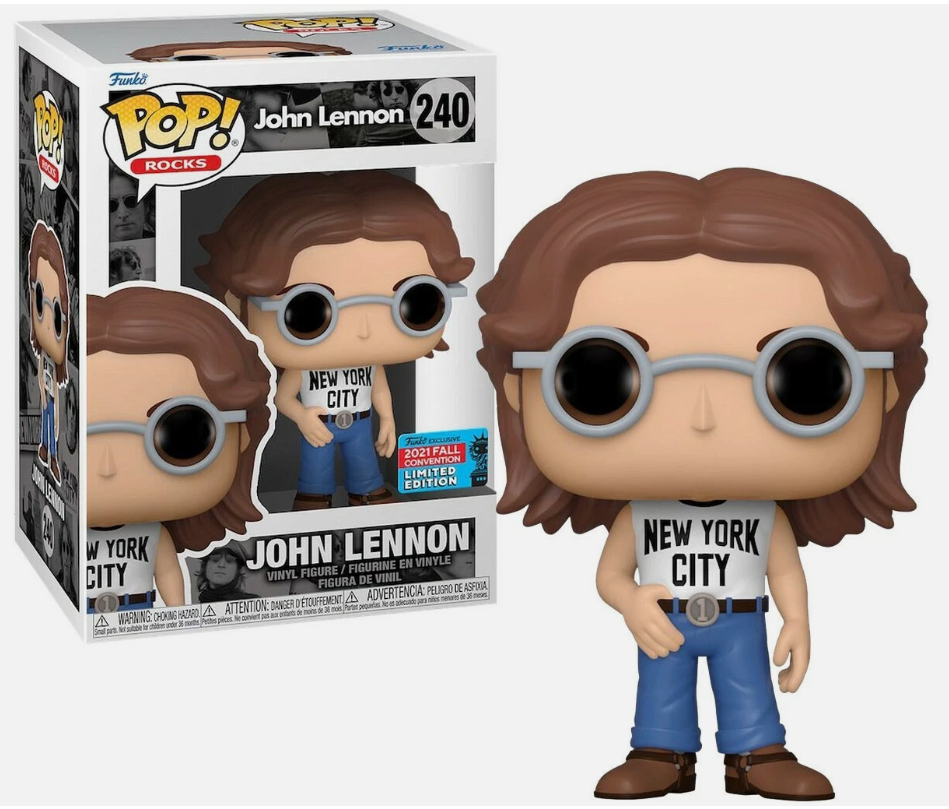 Funko The Beatles POP! Rocks John Lennon Vinyl Figure #240 [New York City]