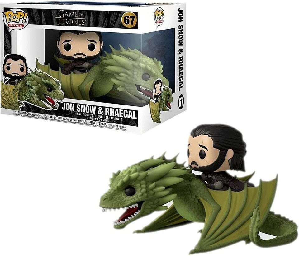 Funko Pop! Game of Thrones: Jon Snow & Rhaegal #67