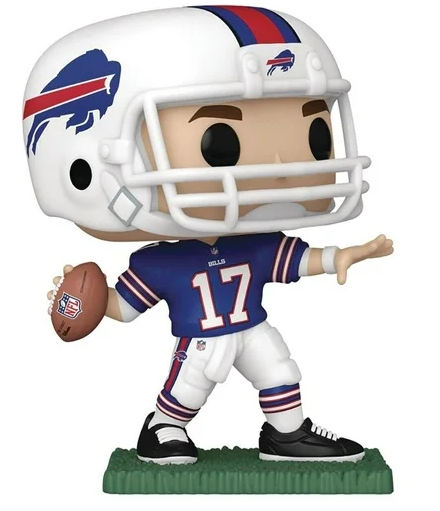 Funko POP! NFL Bills Josh Allen (AWAY) #169 (Does not have the silver sticker)