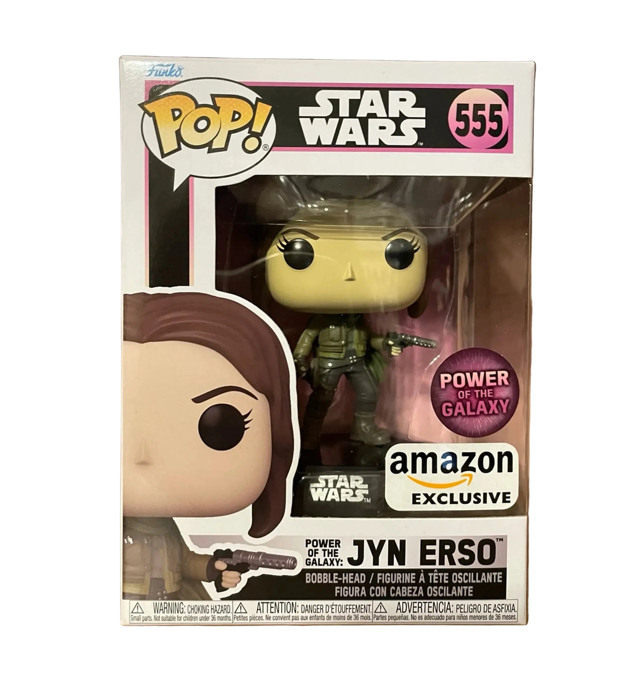 Funko Pop! Star Wars: Jyn Erso (Power of the Galaxy) [Amazon Exclusive] #555