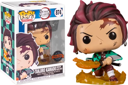 Funko Pop! Demon Slayer: Tanjiro Kamado (Hinokami Kagura Dance) (Special Edition) #874