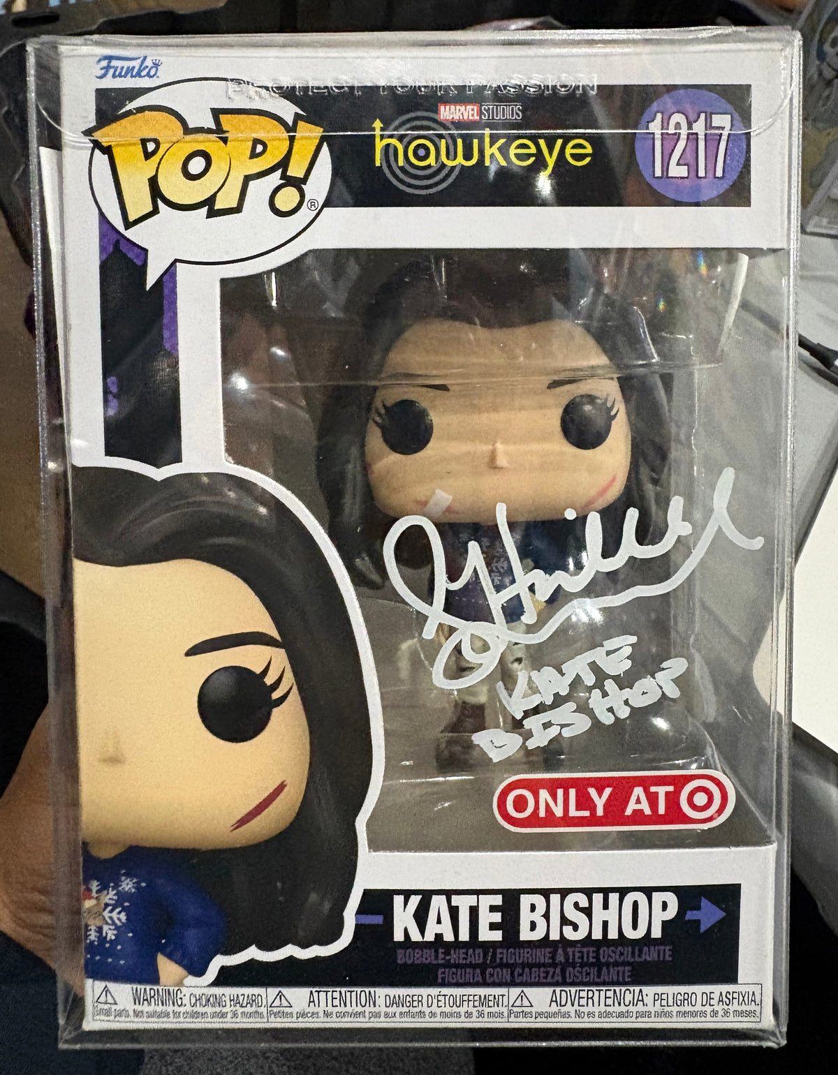 Funko Pop! Kate Bishop (Target Exclusive) [Signed by Hailee Steinfeld - COA] #1217
