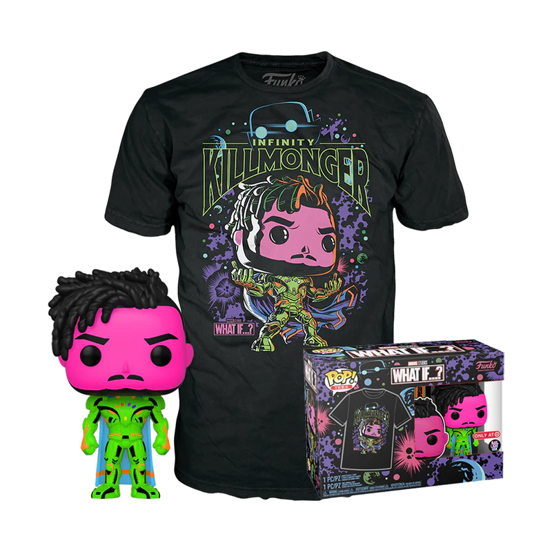 Funko Tees Size L - What If..?: Killmonger (Target Exclusive) #989