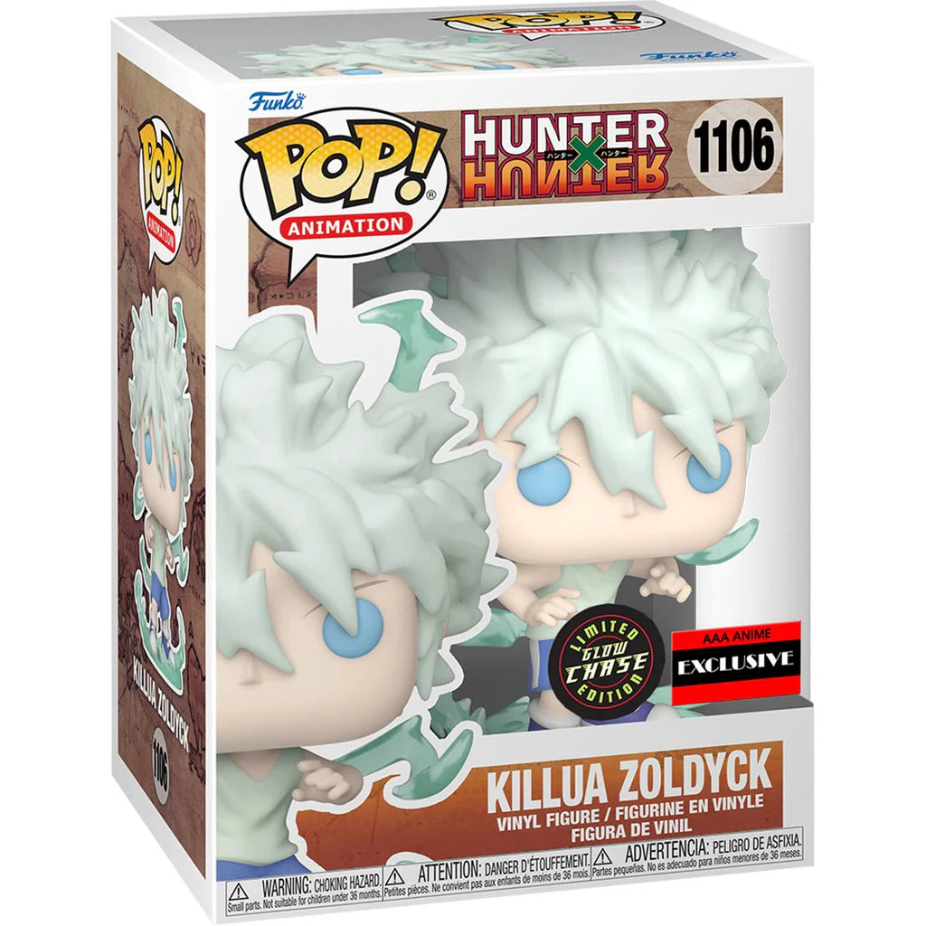Funko Pop! Killua Zoldyck (Glow Chase) [AAA Anime Exclusive] #1106
