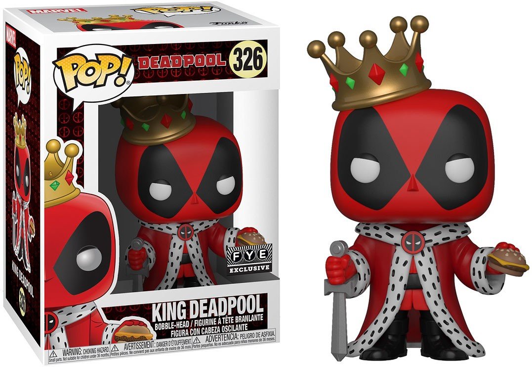 Funko Pop! King Deadpool (FYE Exclusive) #326