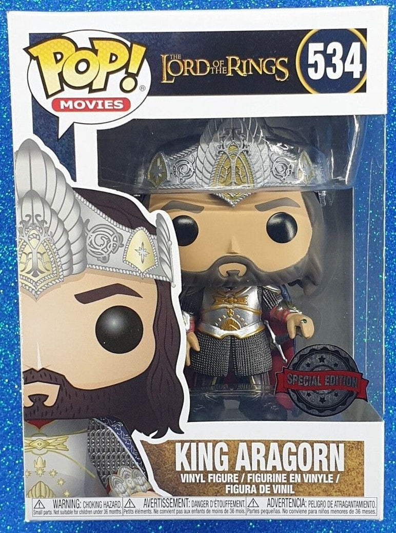 Funko Pop! The Lord of the Rings: King Aragorn (Special Edition) #534