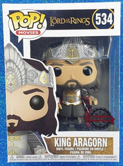 Funko Pop! The Lord of the Rings: King Aragorn (Special Edition) #534