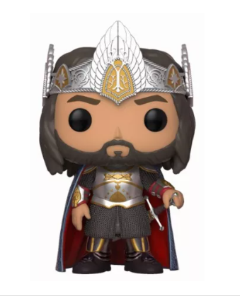Pop! Movies The Lord of the Rings Vinyl Figure King Aragorn #534 Toys R Us Exclusive