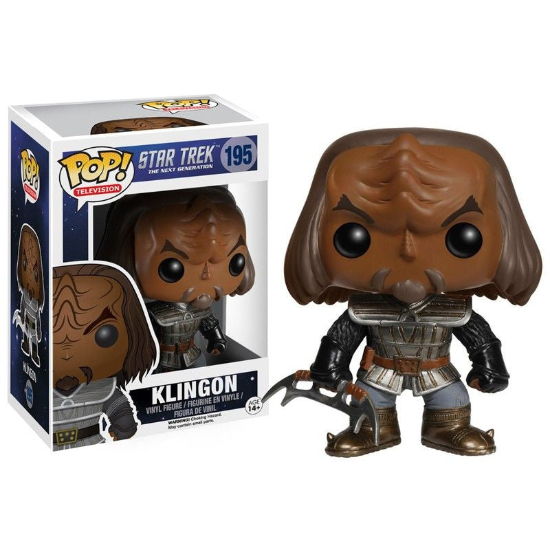 Funko Pop! Star Trek The Next Generation Klingon #195 boxed figure
