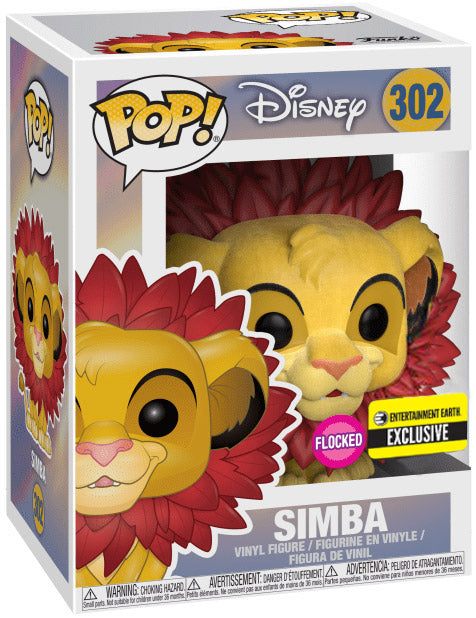 Funko Pop! The Lion King: Simba (Flocked) (Entertainment Earth Exclusive) #302