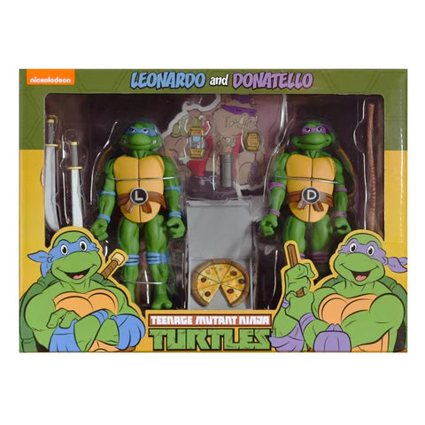 NECA: Teenage Mutant Ninja Turtles: Leonardo and Donatello 6-inch Action Figure