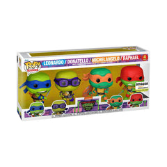Funko Pop! Leonardo / Donatello / Michelangelo / Raphael (Amazon Exclusive - Glows) [4-Pack]