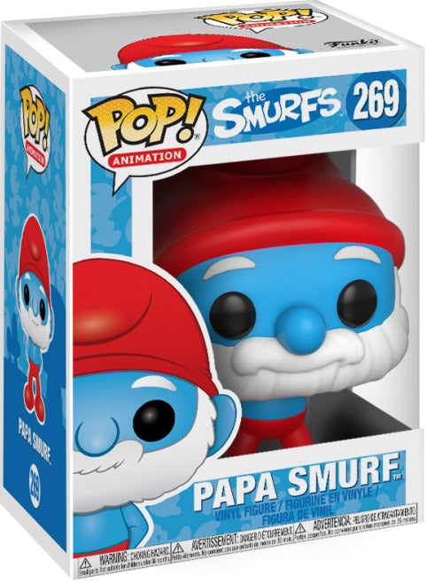 Funko Pop The Smurfs Papa Smurf 269 boxed