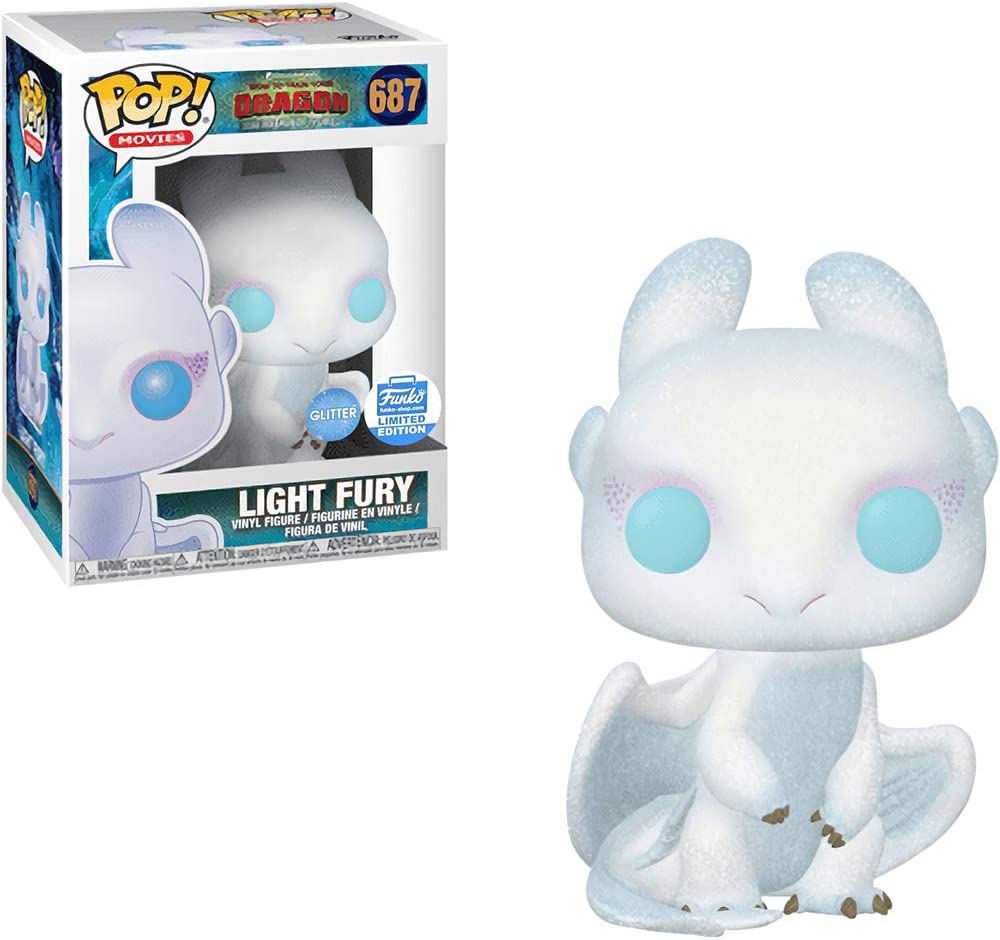 Funko Pop! How to Train your Dragon: Light Fury (Glitter) [Limited Edition] #687