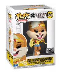 Funko Pop! Animation: Looney Tunes – Lola Bunny as Wonder Woman #890 [FYE Exclusive]