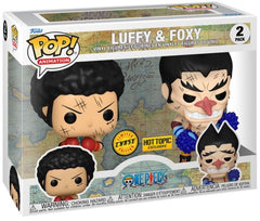 Funko Pop! One Piece: Luffy & Foxy (Hot Topic Exclusive) [Chase] 2-Pack