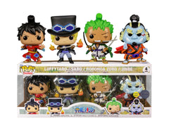 Funko Pop! Luffytaro / Sabo / Roronoa Zoro / Jinbe (Glows - Special Edition) [4-Pack]