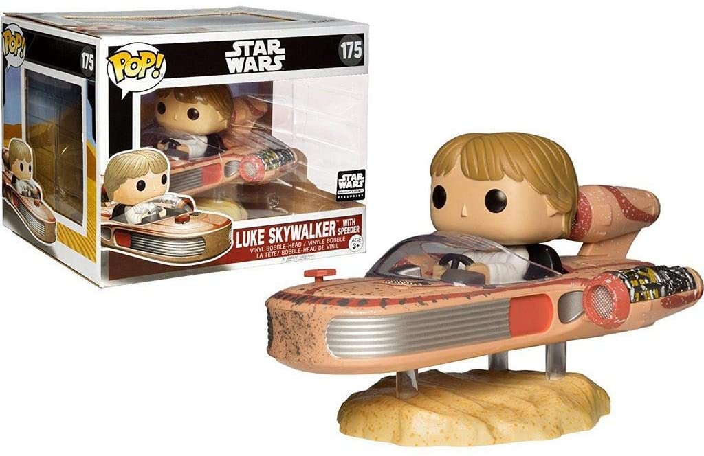 Funko Pop! Star Wars: Luke Skywalker with speeder (Smuggler's Bounty Exclusive) #175