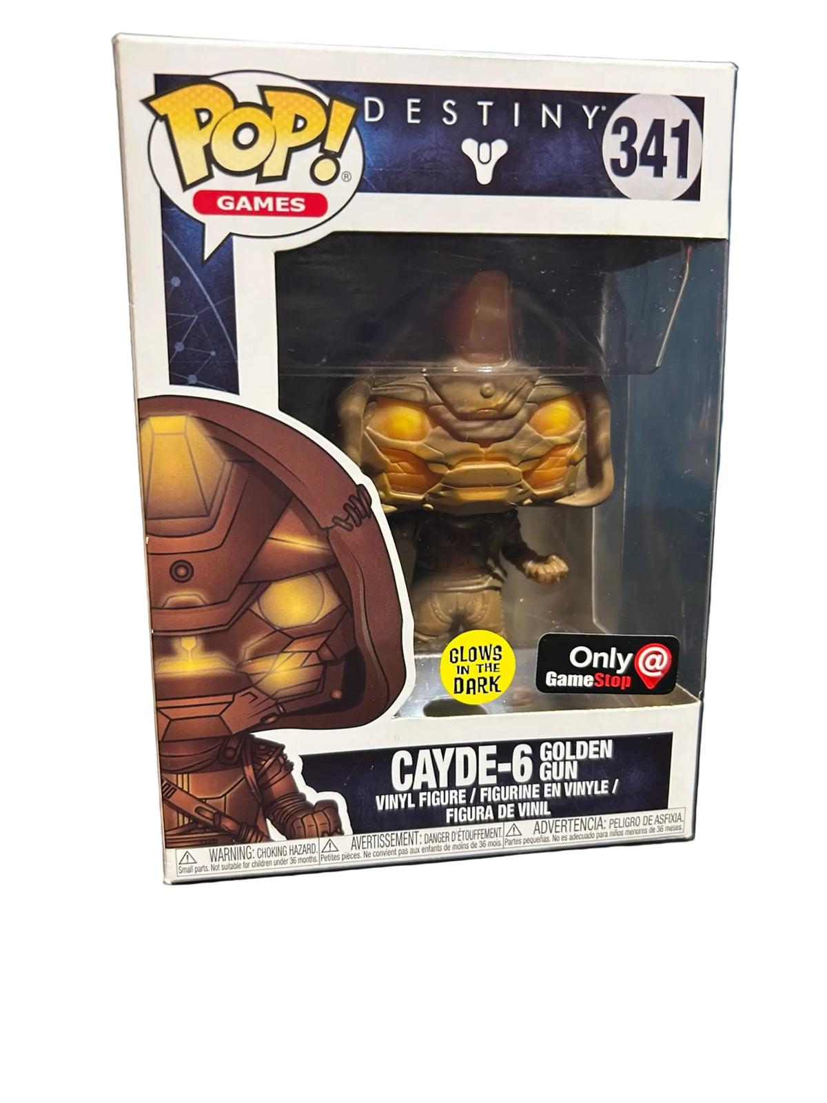 Funko Pop! Destiny: Cayde-6 Golden Gun (Glow) (GameStop Exclusive) #341