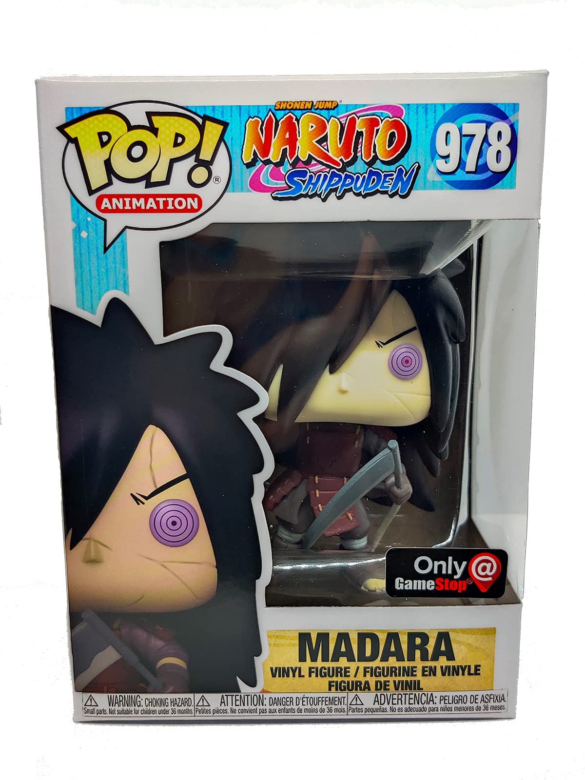 Funko Pop! Naruto Shippuden: Madara (GameStop Exclusive) #978 [small rip]