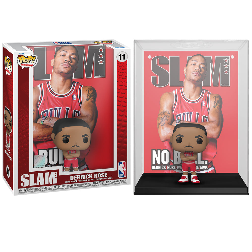 Funko Pop NBA SLAM Derrick Rose number 11 with hard display case