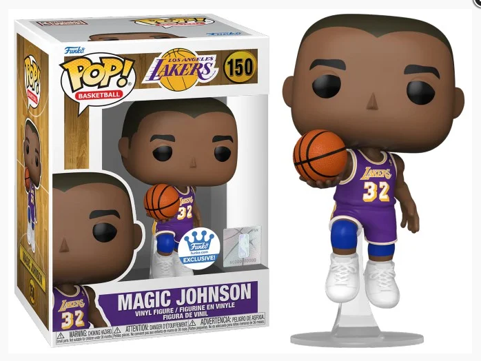 Funko Pop! Basketball: Magic Johnson Los Angeles Lakers #150 Funko Exclusive