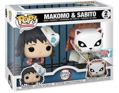 FUNKO POP! ANIME DEMON SLAYER MAKOMO & SABITO 2 PACK [NYCC FALL CONVENTION EXCLUSIVE]