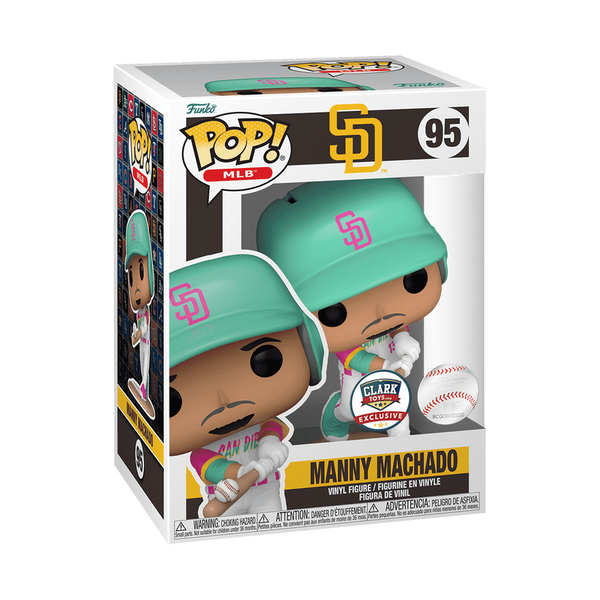 Funko Pop! San Diego Padres: Manny Machado (Clark Toys Exclusive) #95