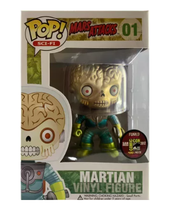 Funko Pop! Movies: Mars Attacks – Martian #01 [2012 SDCC Exclusive Limited Edition]