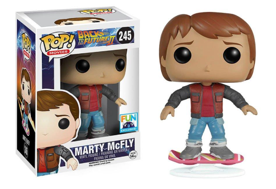 Funko Pop! #245 Marty McFly Hoverboard Fun Exclusive Vaulted
