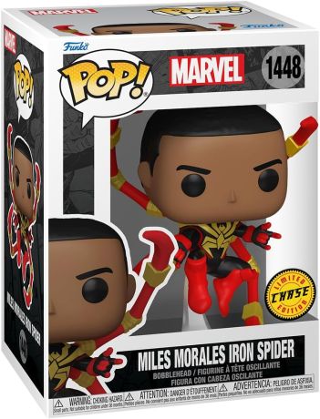 Funko Pop Marvel Miles Morales Iron Spider Chase 1448 boxed figure