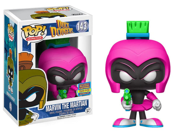 Funko Pop! Duck Dodgers: Marvin the martian (2017 SDCC 2500 Pcs) #143 (minor box damage)