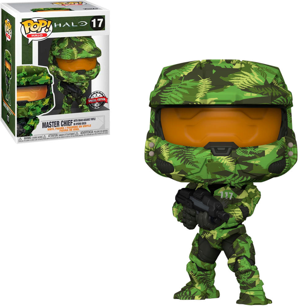 Funko Pop! Halo: Master Chief with MA40 assault rifle in hydro deco [Special Edition] #17