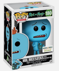 FUNKO POP RICK AND MORTY MR. MEESEEKS WITH BOX 180 BARNES NOBLE EXCLUSIVE