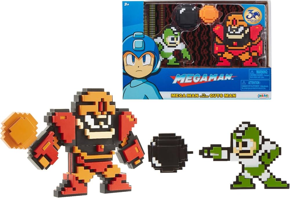 Jakks Pacific - Mega Man: Mega Man vs. Guts Man