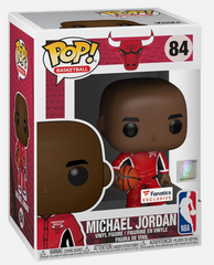 Funko POP Basketball Rare Michael Jordan Red Warm Up Suit #84 Fanatics Exclusive