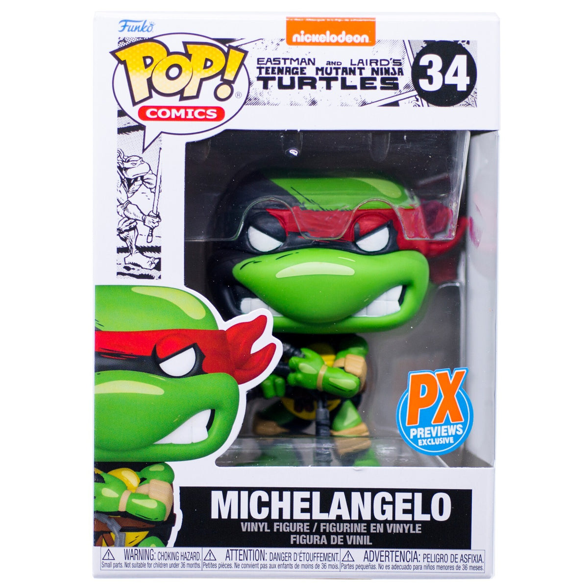 Funko Pop! Michelangelo (PX Exclusive) #34