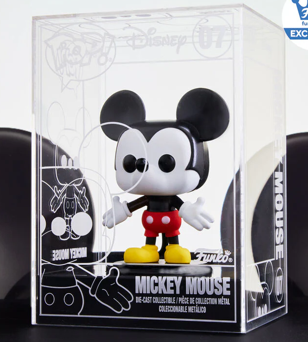 Funko Pop! DISNEY MICKEY MOUSE DIE-CAST DIECAST *NOT SEALED* #07 [FUNKO SHOP EXCLUSIVE] (NOT THE CHASE)