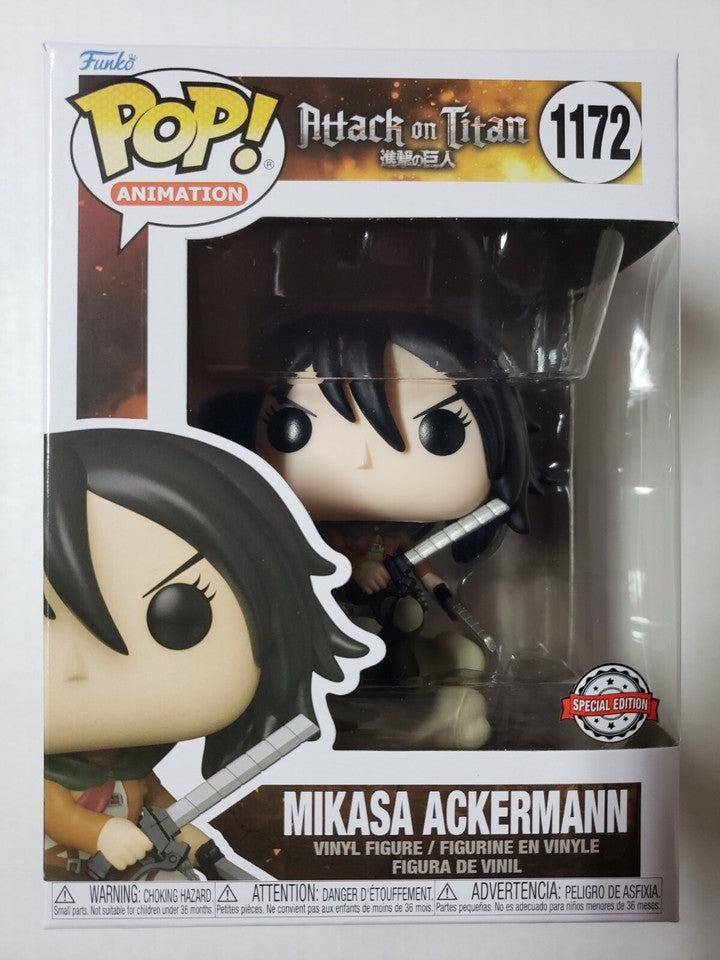 Funko Pop! Attack on Titan: Mikasa Ackermann (Special Edition) #1172