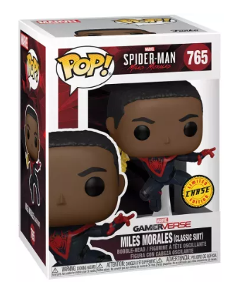 Funko Pop! Games: Marvel’s Spider-Man – Miles Morales (Classic Suit) #765 [Chase]