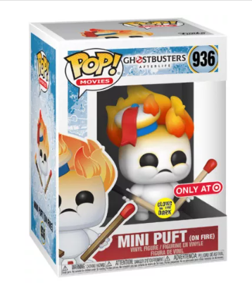 Funko Pop! Ghostbusters – Mini Puft (On Fire) #936 GITD [Only at Target Exclusive]