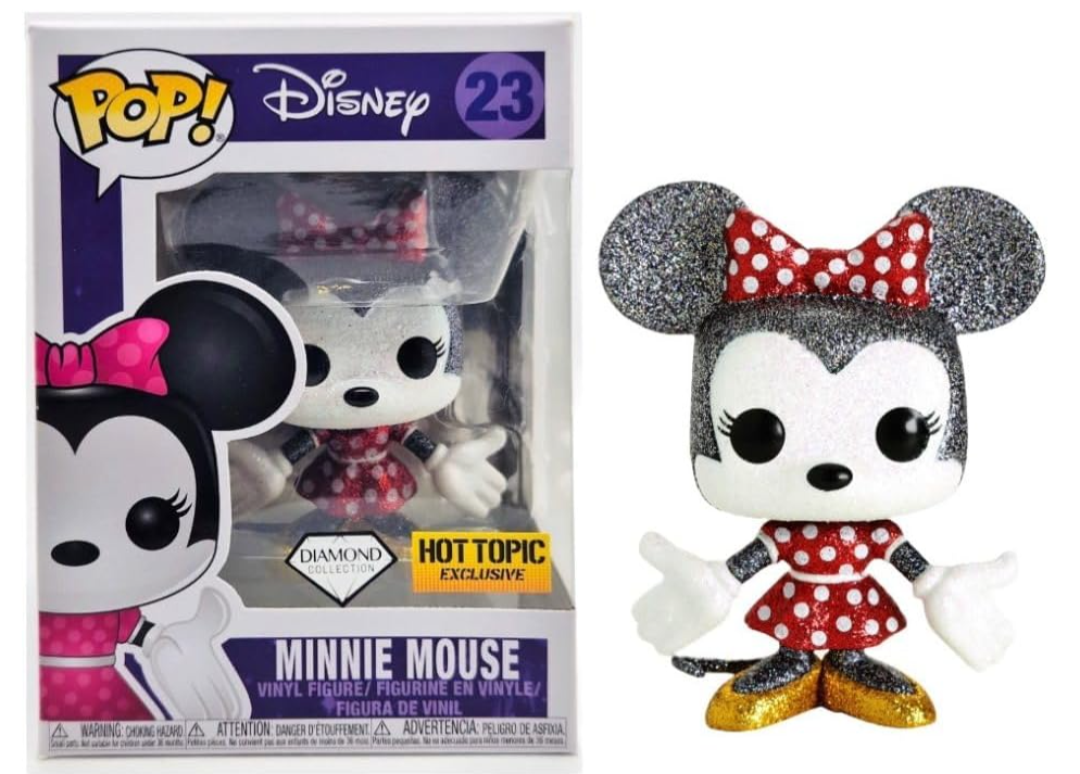 Funko Pop Disney Minnie Mouse #23 Diamond Collection Exclusive