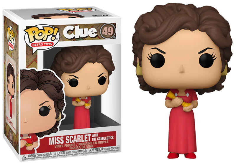 Funko Pop! Miss Scarlet with the candlestick #49