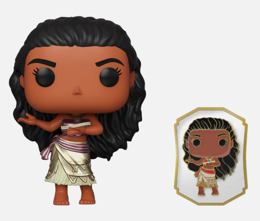 Funko Pop! Disney: Ultimate Princess - Moana (Gold with Pin) #1162 [Funko Shop Exclusive]