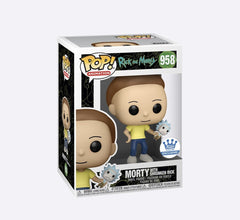Funko Pop! Rick and Morty: Morty with Shrunken Rick (Exclusive) #958