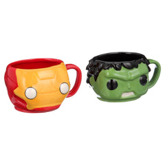 Funko Pop! Hulk & Iron Man ceramics mugs (2-Pack) [some box damage]